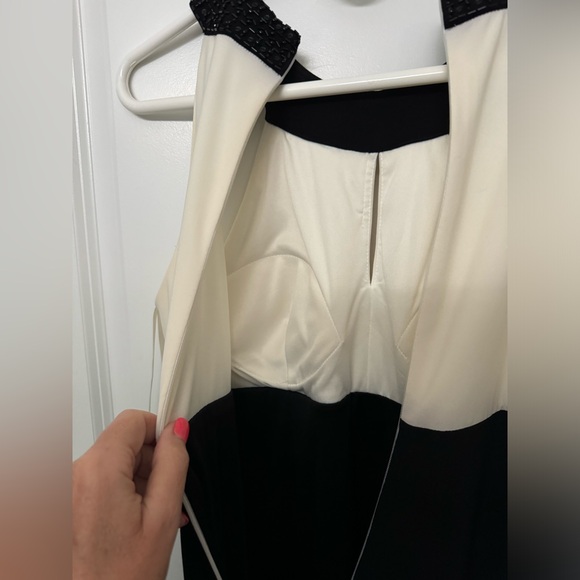 LAST CHANCE! Jessica Howard halter keyhole formal dress, beads & sequins, size 8 - Picture 8 of 14